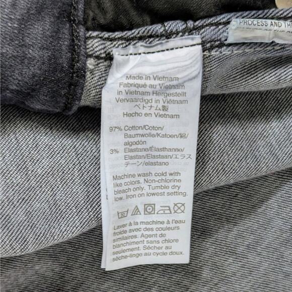 Madewell Stovepipe Straight 28 Charcoal Gray High Rise Minimalist Capsule Denim - Picture 9 of 11